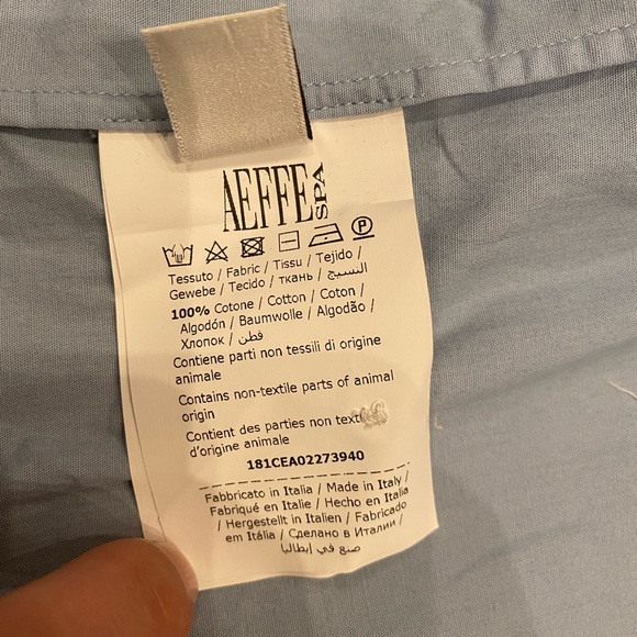 Cedric Charlier Women’s Blue Button-down - Picture 7 of 11